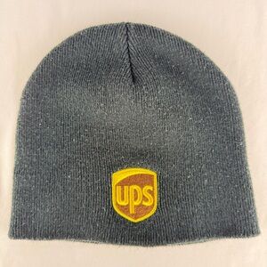 UPS Company Issued Black Beanie Hat